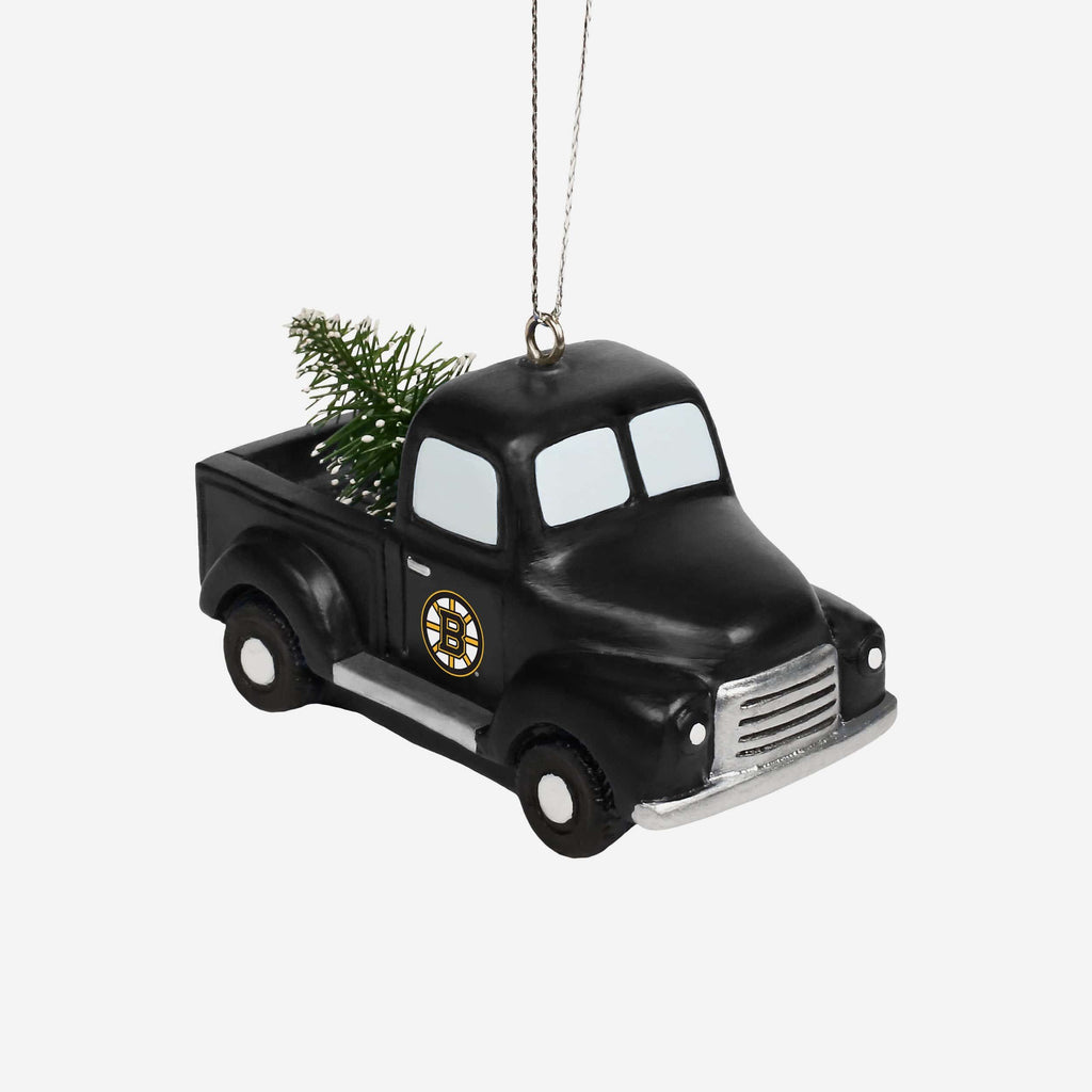 Boston Bruins Truck With Tree Ornament FOCO - FOCO.com