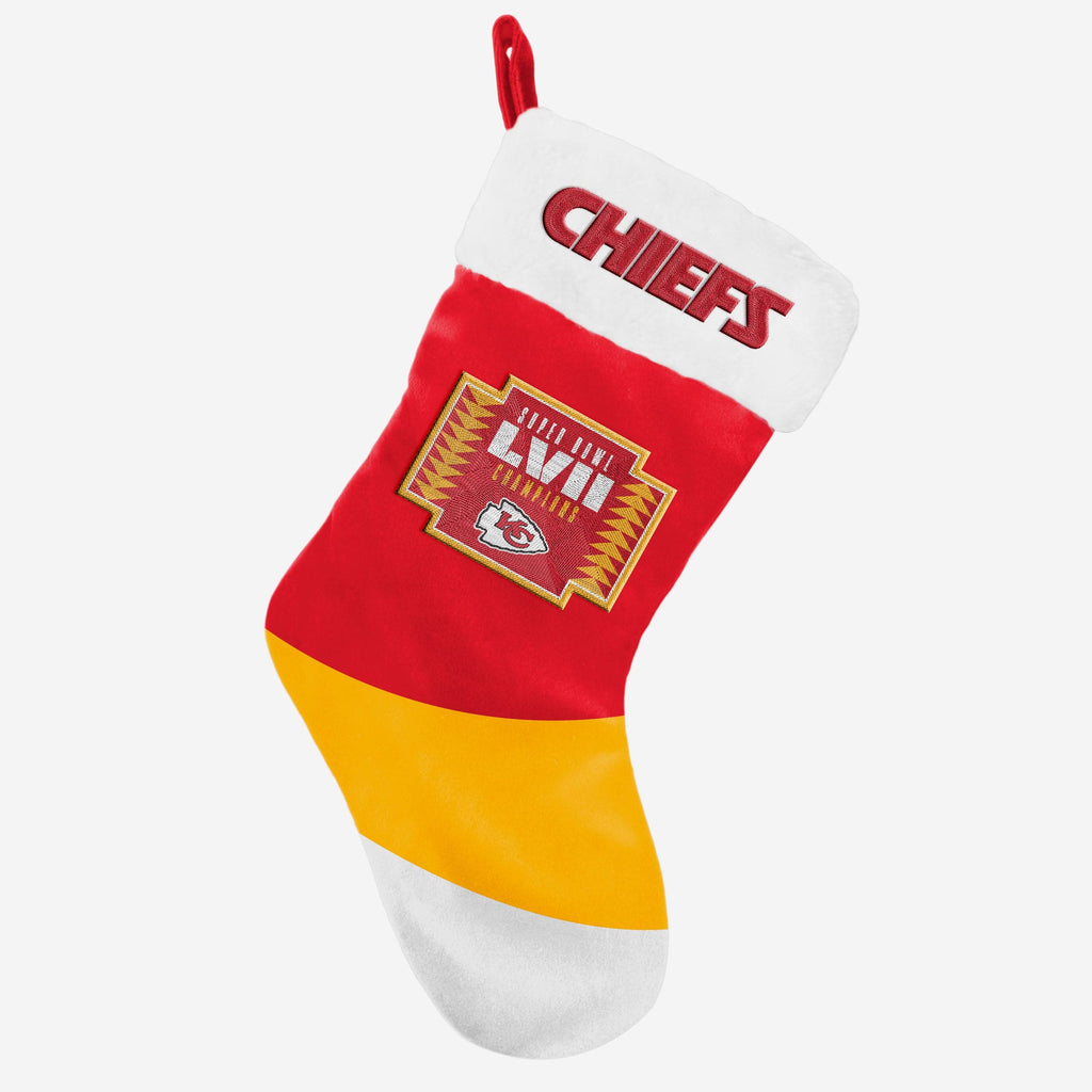 Kansas City Chiefs Super Bowl LVII Champions Stocking FOCO