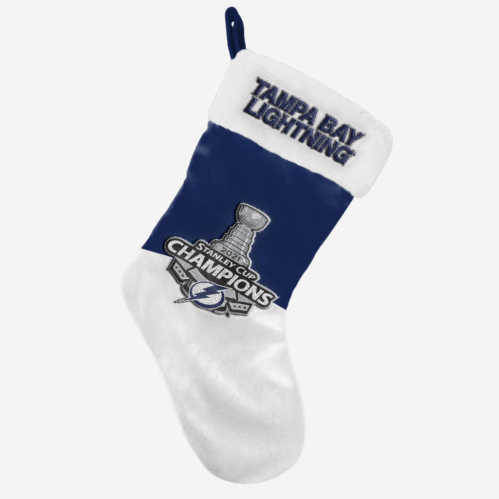 Tampa Bay Lightning 2021 Stanley Cup Champions Basic Stocking FOCO - FOCO.com
