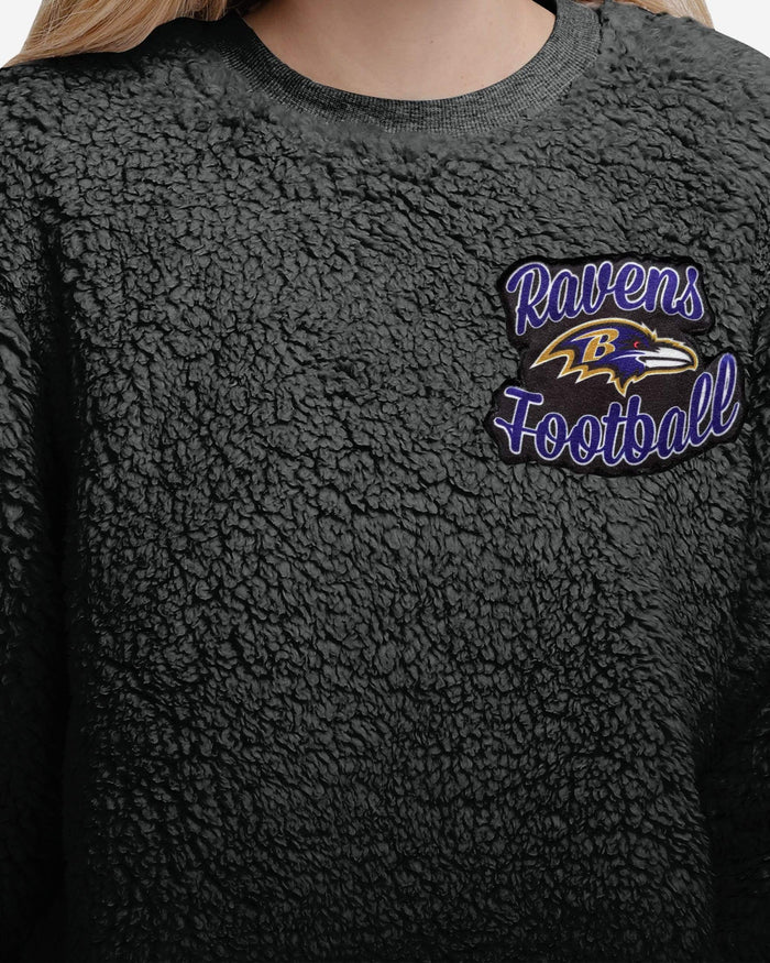 Baltimore Ravens Womens Sherpa Lounge Set FOCO - FOCO.com