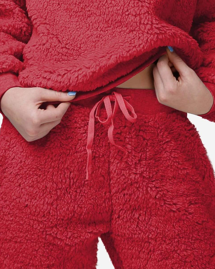 San Francisco 49ers Womens Sherpa Lounge Set FOCO - FOCO.com