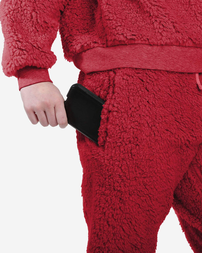 San Francisco 49ers Womens Sherpa Lounge Set FOCO - FOCO.com