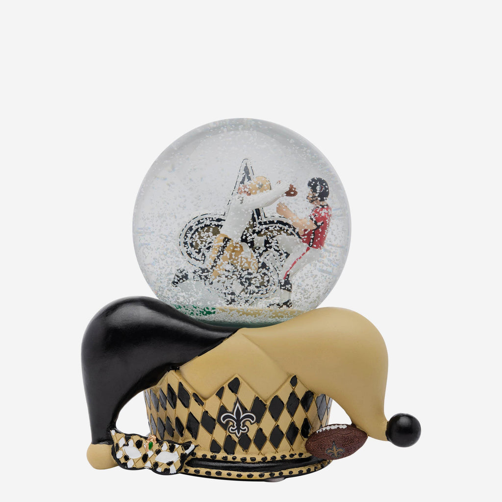 New Orleans Saints Iconic Moment Snow Globe FOCO - FOCO.com