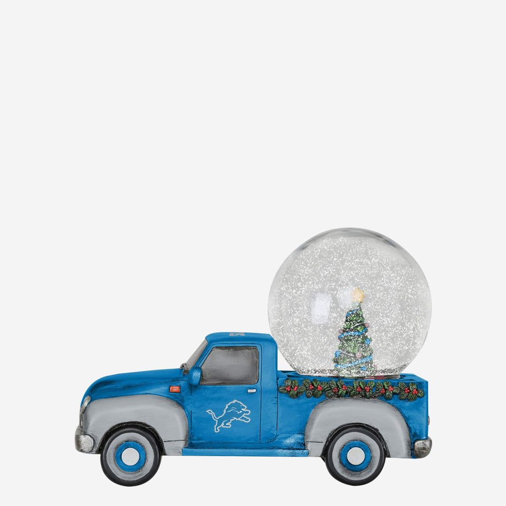 Detroit Lions Pickup Truck Snow Globe FOCO - FOCO.com