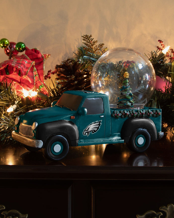 Philadelphia Eagles Pickup Truck Snow Globe FOCO - FOCO.com