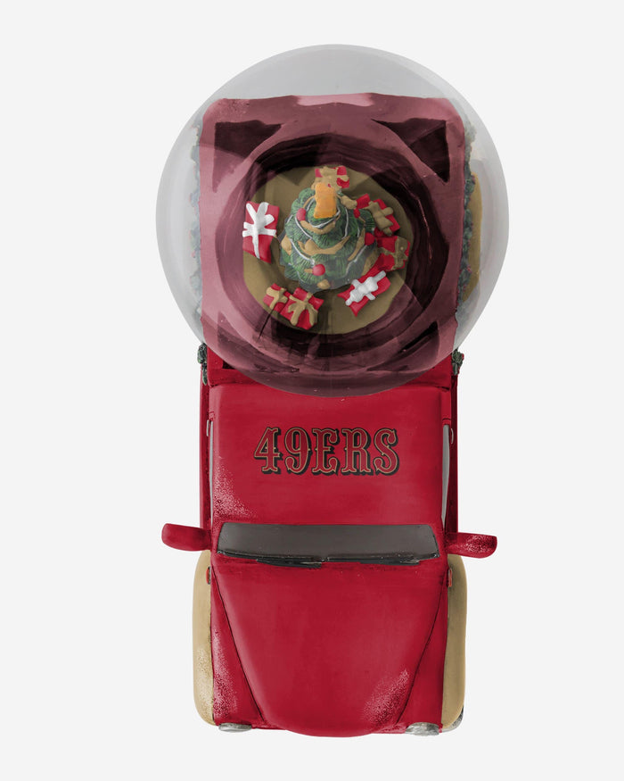 San Francisco 49ers Pickup Truck Snow Globe FOCO - FOCO.com