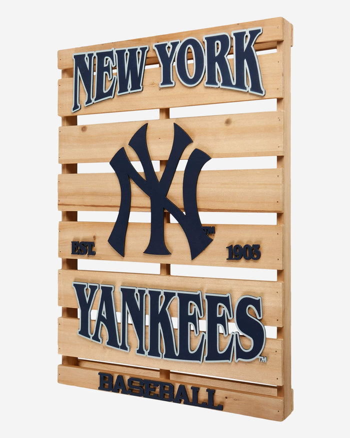 New York Yankees Wood Pallet Sign FOCO - FOCO.com
