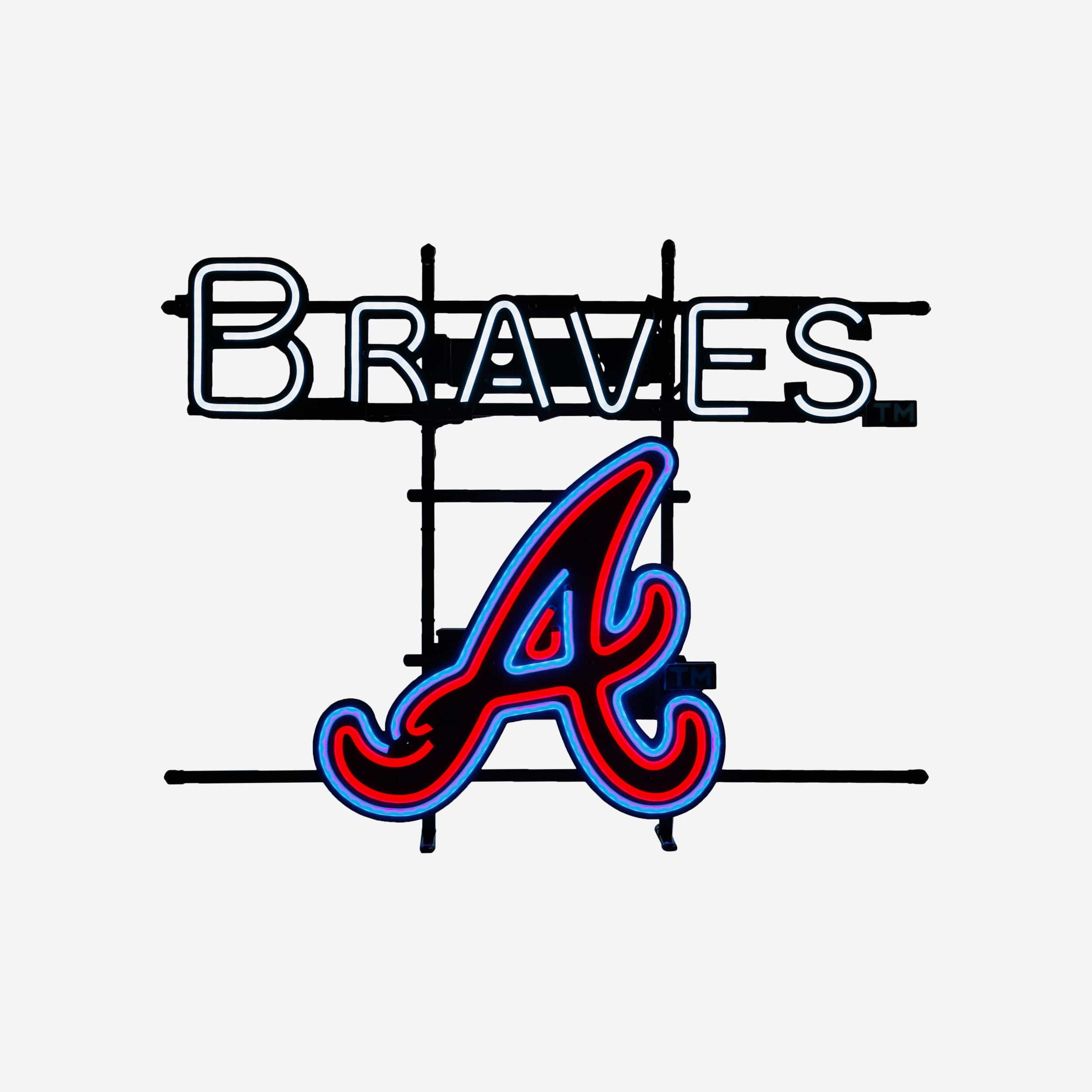 Atlanta Braves Fancave LED Sign FOCO