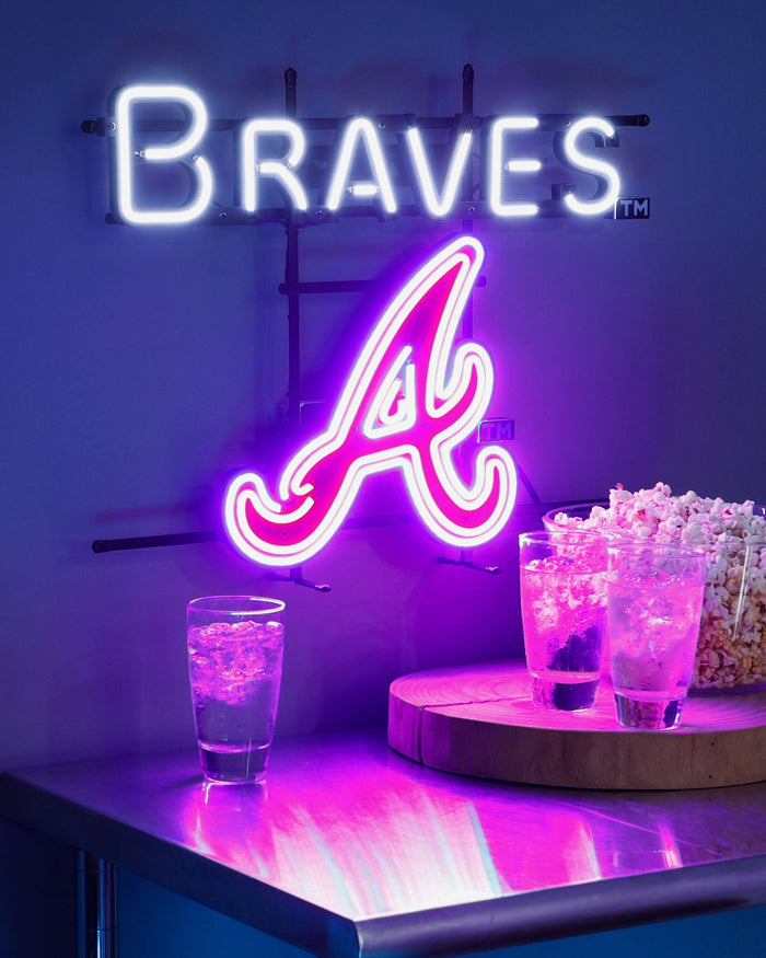 Atlanta Braves Fancave LED Sign FOCO - FOCO.com