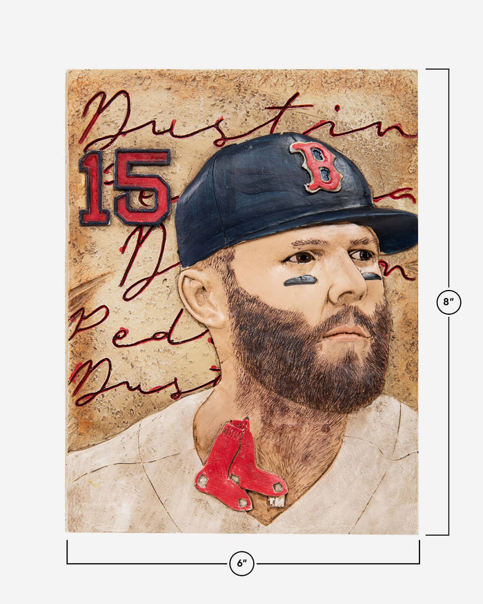 Dustin Pedroia Boston Red Sox Player Wall Plaque FOCO - FOCO.com