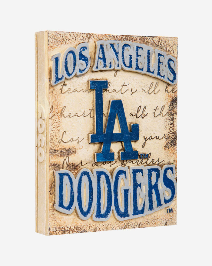 Los Angeles Dodgers Team Logo Wall Plaque FOCO - FOCO.com