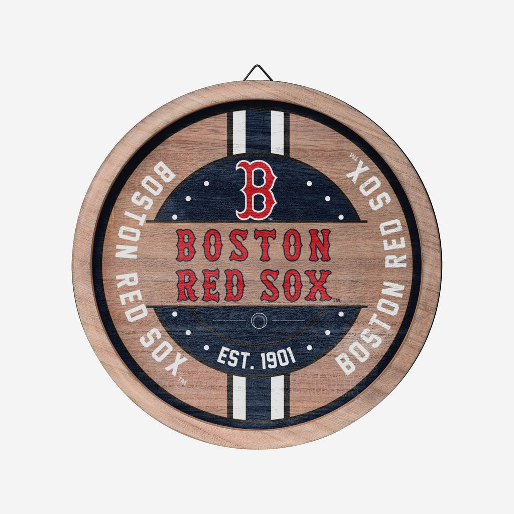 Boston Red Sox Wooden Barrel Sign FOCO - FOCO.com