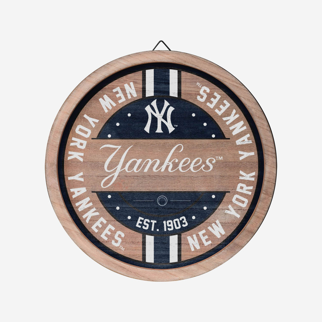 New York Yankees Wooden Barrel Sign FOCO