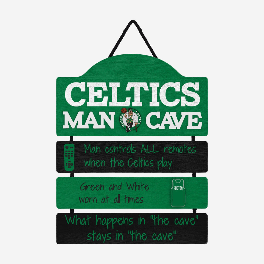 Boston Celtics Mancave Sign FOCO - FOCO.com
