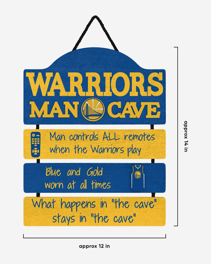 Golden State Warriors Mancave Sign FOCO - FOCO.com