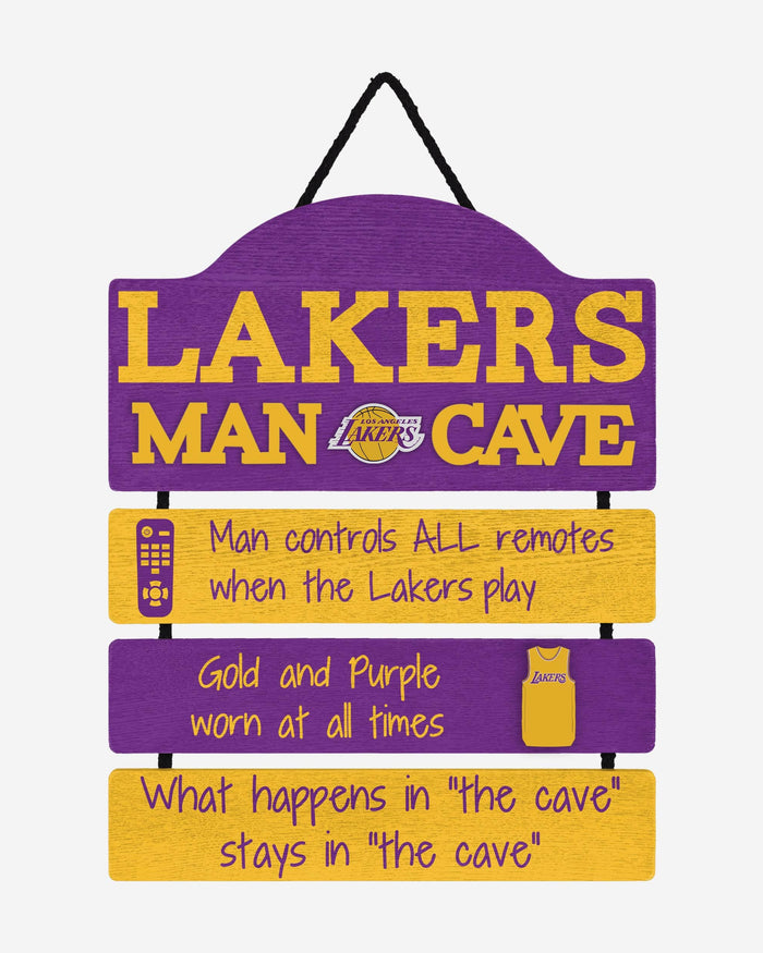 Los Angeles Lakers Mancave Sign FOCO - FOCO.com