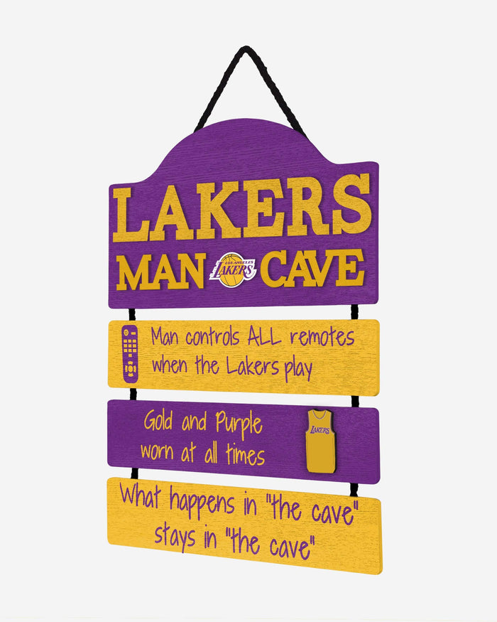 Los Angeles Lakers Mancave Sign FOCO - FOCO.com