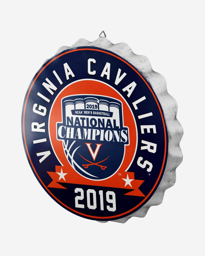 Virginia Cavaliers 2019 NCAA Mens Basketball National Champions Bottle Cap Wall Sign FOCO - FOCO.com