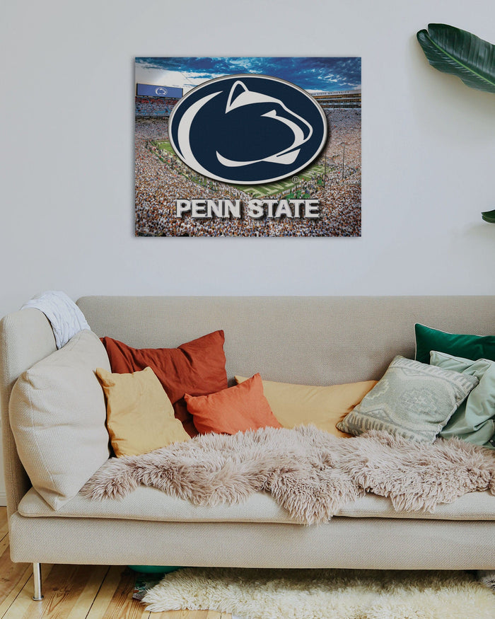 Penn State Nittany Lions Canvas Wall Sign FOCO - FOCO.com