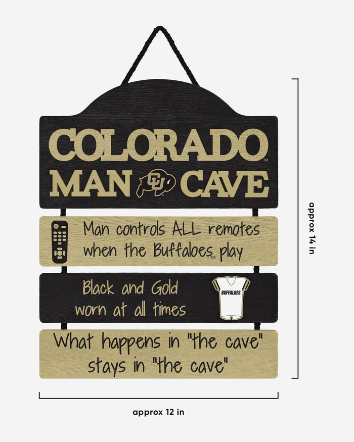 Colorado Buffaloes Mancave Sign FOCO - FOCO.com