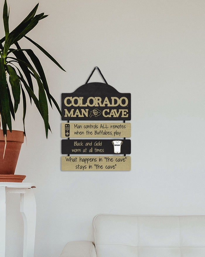 Colorado Buffaloes Mancave Sign FOCO - FOCO.com