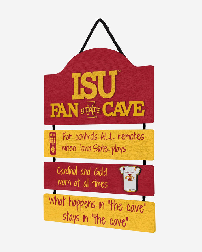 Iowa State Cyclones Mancave Sign FOCO - FOCO.com