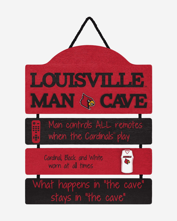 Louisville Cardinals Mancave Sign FOCO - FOCO.com