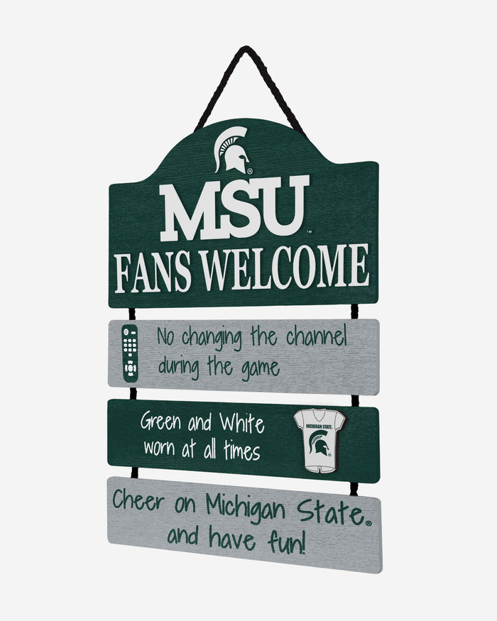 Michigan State Spartans Mancave Sign FOCO - FOCO.com