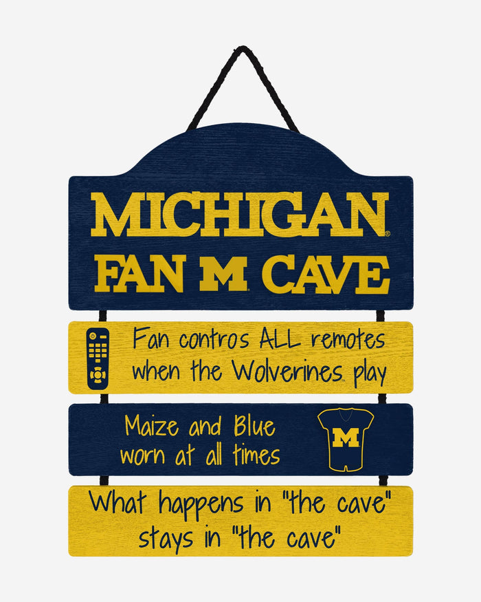 Michigan Wolverines Mancave Sign FOCO - FOCO.com