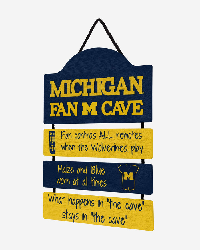 Michigan Wolverines Mancave Sign FOCO - FOCO.com