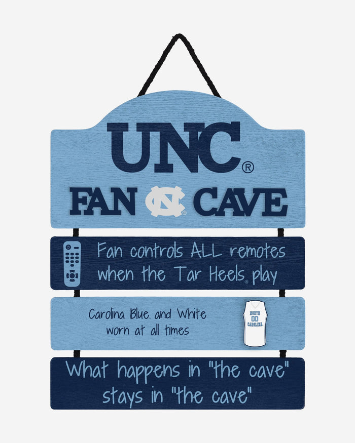 North Carolina Tar Heels Mancave Sign FOCO - FOCO.com