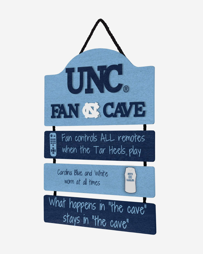 North Carolina Tar Heels Mancave Sign FOCO - FOCO.com