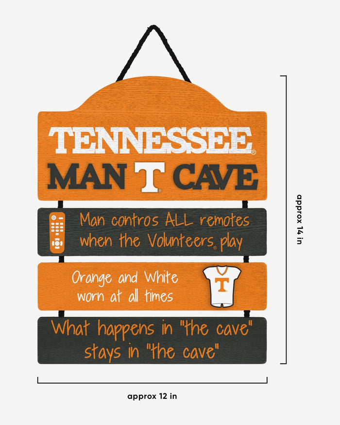 Tennessee Volunteers Mancave Sign FOCO - FOCO.com