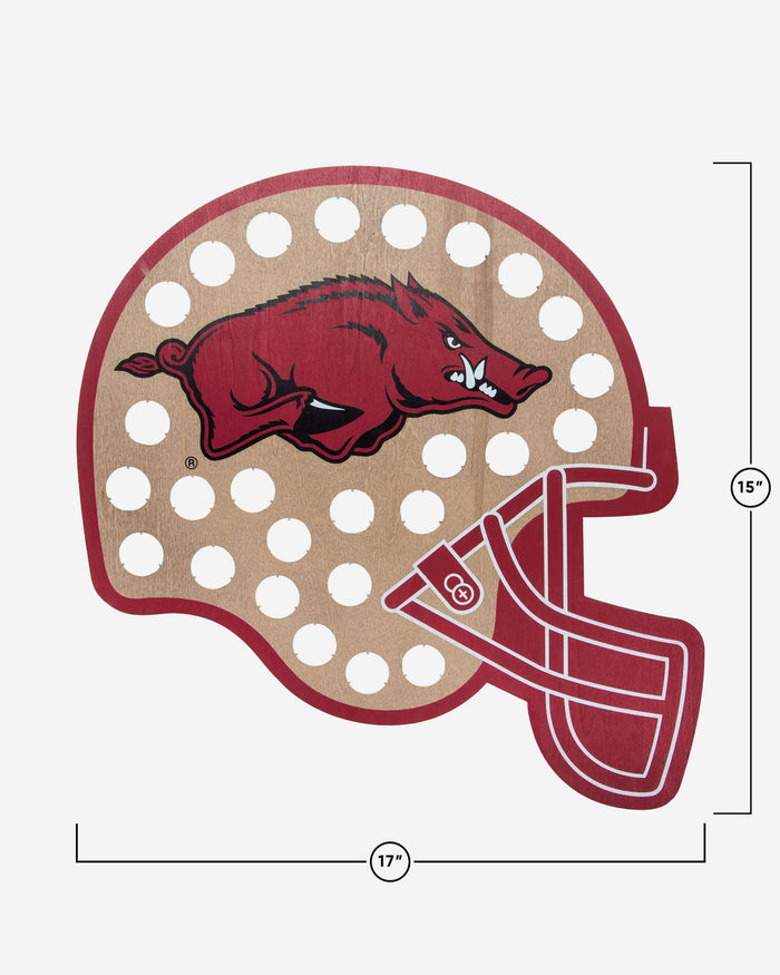 Arkansas Razorbacks Push Bottle Cap Wall Sign FOCO - FOCO.com