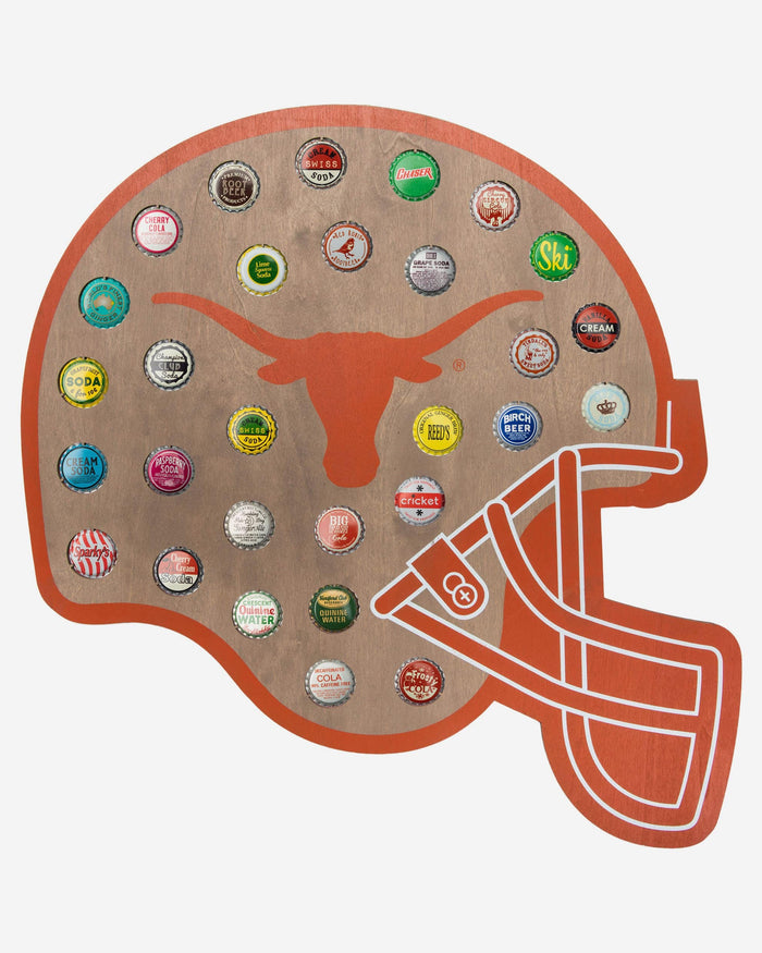 Texas Longhorns Push Bottle Cap Wall Sign FOCO - FOCO.com