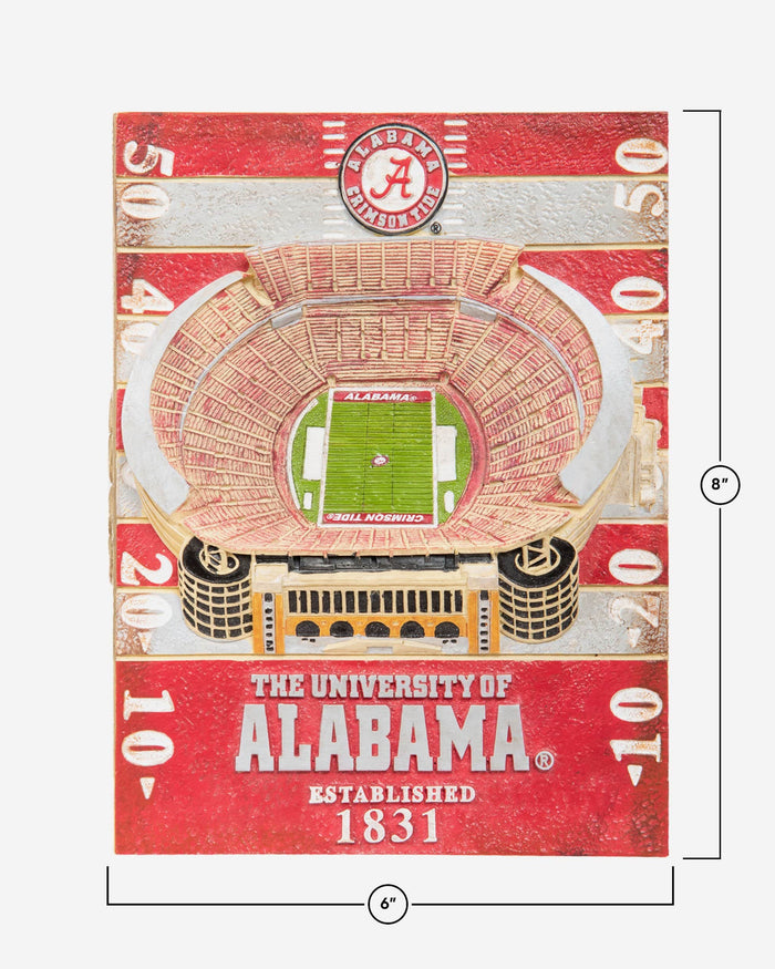 Alabama Crimson Tide Bryant Denny Stadium Wall Plaque FOCO - FOCO.com