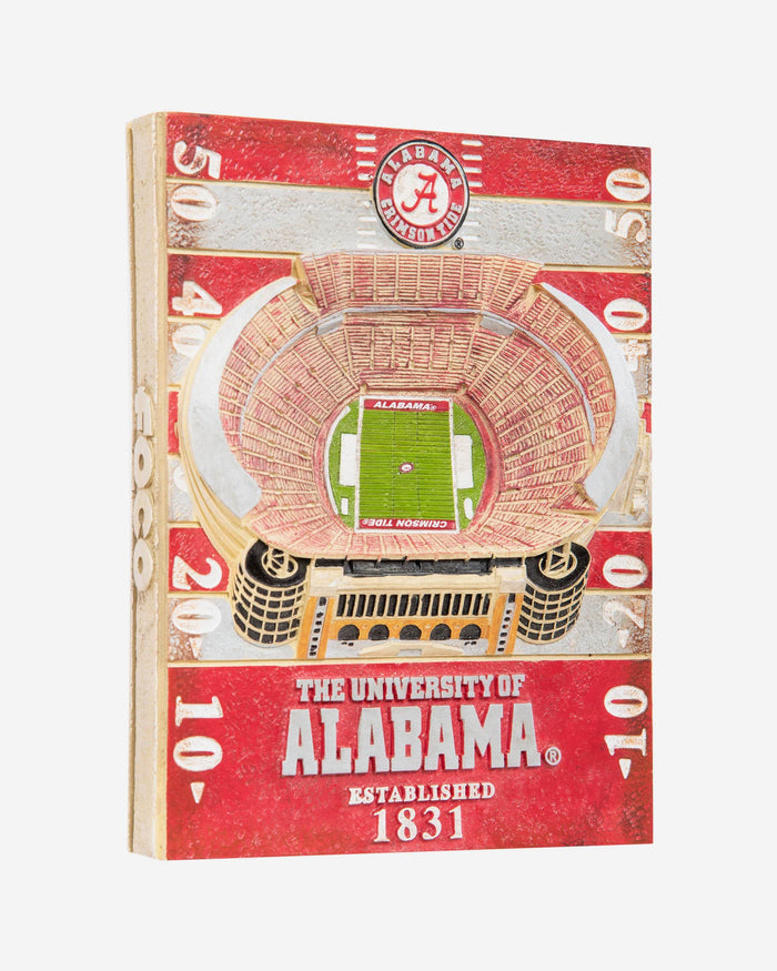 Alabama Crimson Tide Bryant Denny Stadium Wall Plaque FOCO - FOCO.com