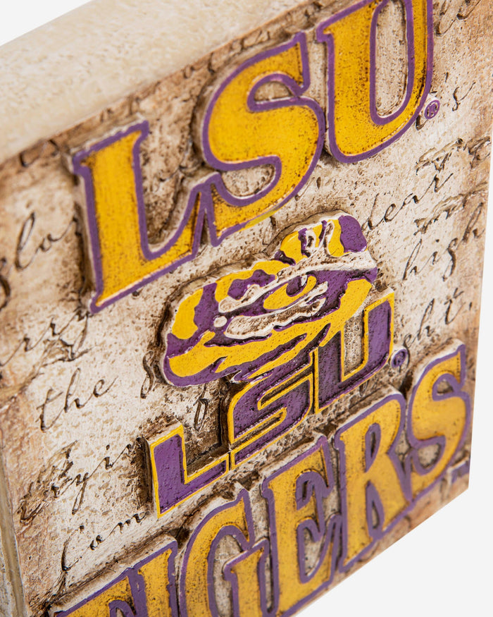 LSU Tigers Team Logo Wall Plaque FOCO - FOCO.com