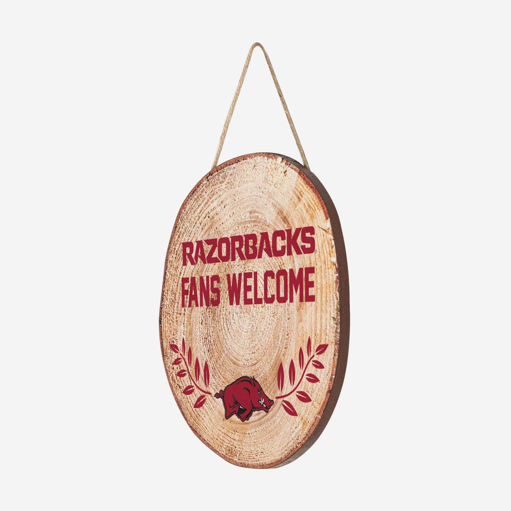 Large Wood Razorback Sign Arkansas Razorbacks Wood Stump Sign FOCO