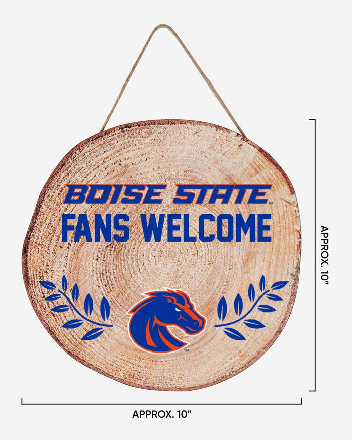 Boise State Broncos Wood Stump Sign FOCO - FOCO.com