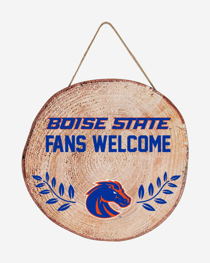 Boise State Broncos Wood Stump Sign FOCO - FOCO.com