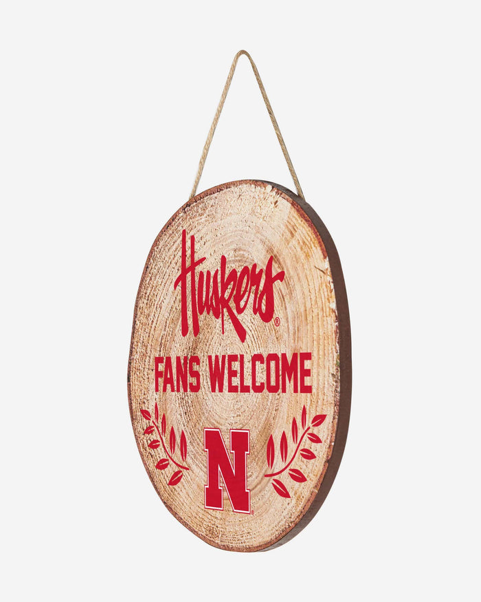 Nebraska Cornhuskers Wood Stump Sign FOCO - FOCO.com