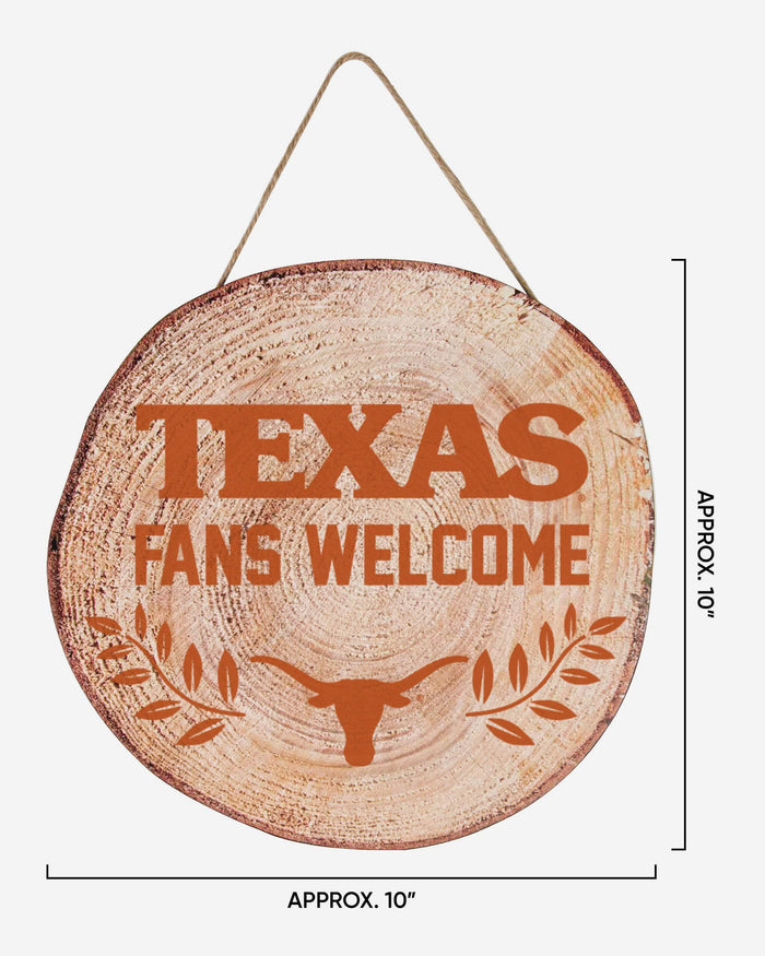 Texas Longhorns Wood Stump Sign FOCO - FOCO.com