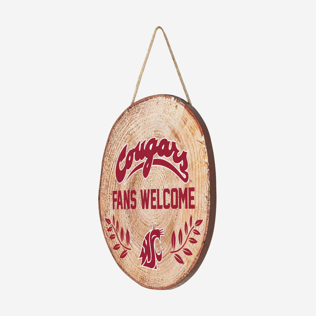 Washington State Cougars Wood Stump Sign FOCO
