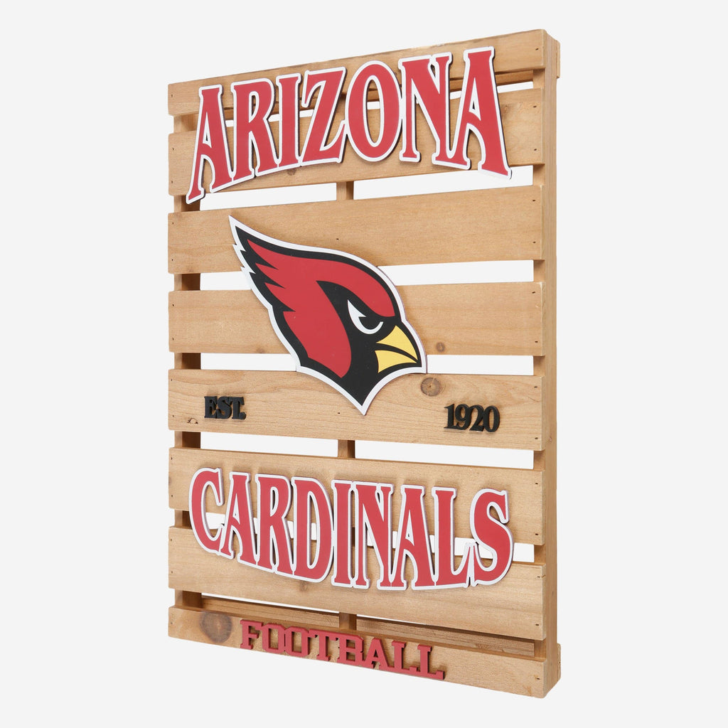 Arizona Cardinals Wood Pallet Sign FOCO - FOCO.com