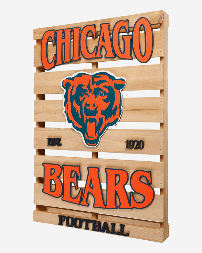 Chicago Bears Wood Pallet Sign FOCO - FOCO.com
