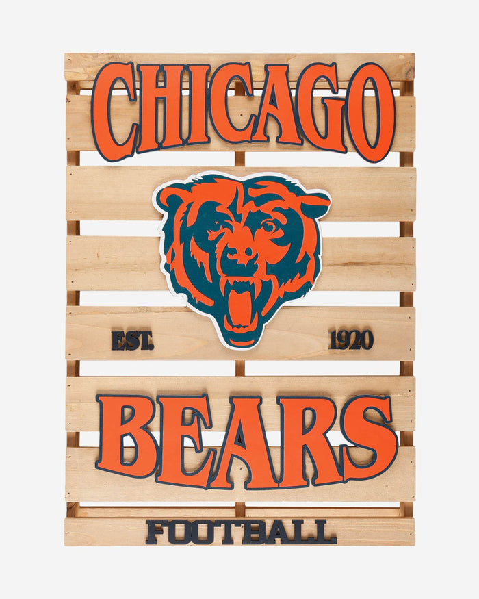 Chicago Bears Wood Pallet Sign FOCO - FOCO.com