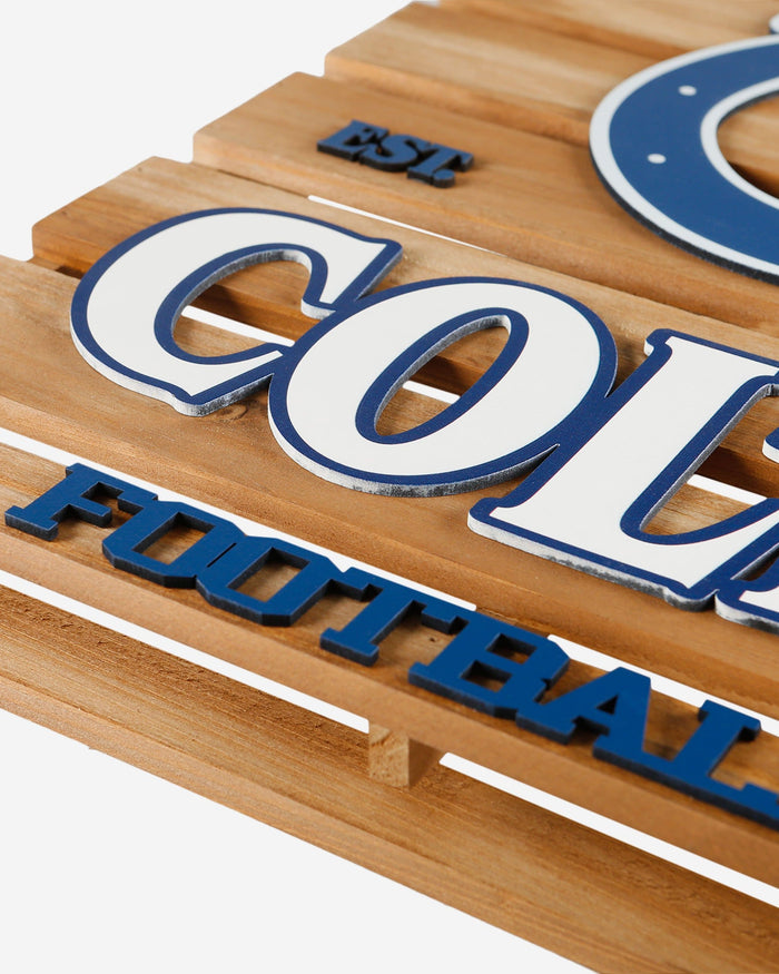 Indianapolis Colts Wood Pallet Sign FOCO - FOCO.com