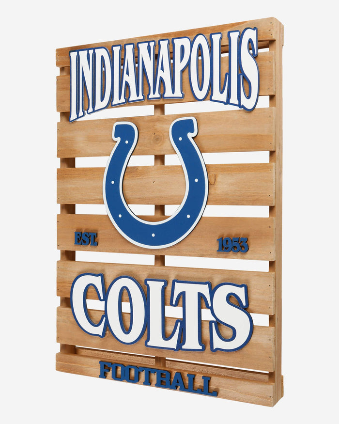 Indianapolis Colts Wood Pallet Sign FOCO - FOCO.com