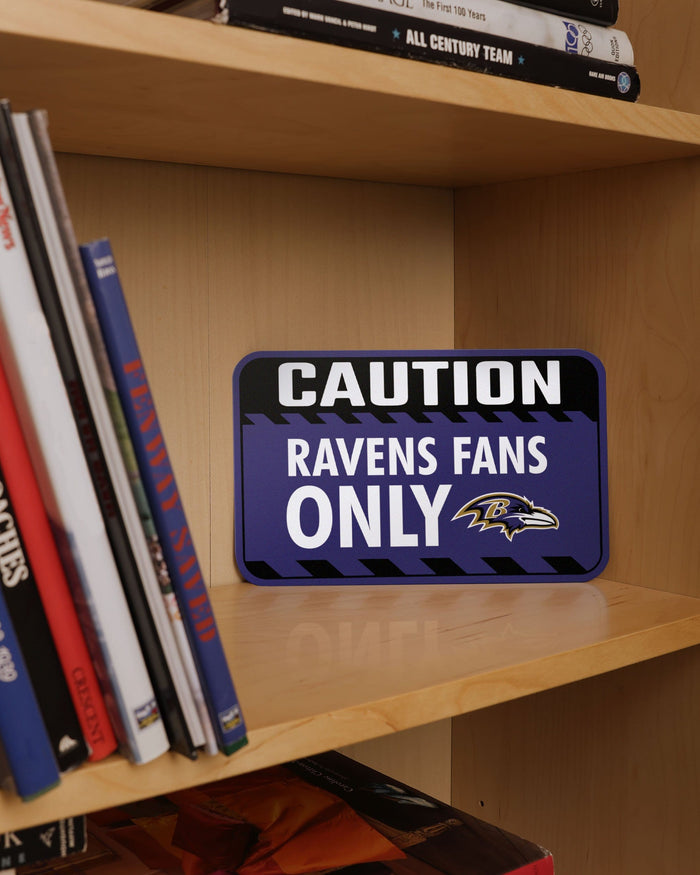 Baltimore Ravens Caution Sign FOCO - FOCO.com